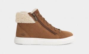 Ugg Alameda Mid Zip Sneakers Dam Bruna | Sverige-39471