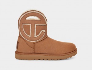 Ugg All Gender UGG x Telfar Logo Mini Stövlar Herr Bruna | Sverige-45092