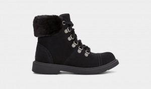 Ugg Azell Hiker Weather Stövlar Barn Svarta | Sverige-95043