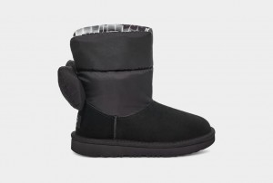 Ugg Bailey Bow Maxi Stövlar Barn Svarta | Sverige-38567