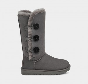 Ugg Bailey Button Triplet II Stövlar Dam Grå | Sverige-01684