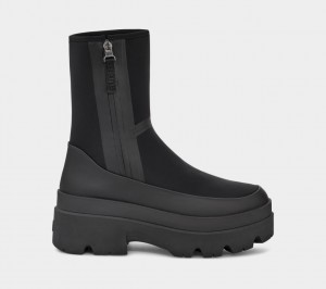 Ugg Brisbane Mid Stövlar Dam Svarta | Sverige-38961