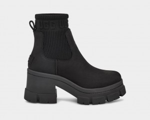 Ugg Brooklyn Chelsea Stövlar Dam Svarta | Sverige-37815