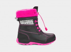 Ugg Butte II CWR Glow Tryck Stövlar Barn Svarta Rosa | Sverige-07248