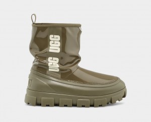 Ugg Classic Brellah Mini Stövlar Dam Olivgröna | Sverige-14568