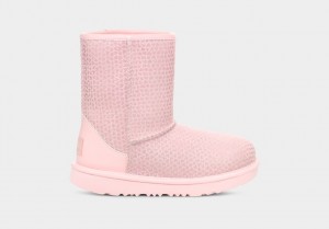 Ugg Classic II Gel Hearts Stövlar Barn Rosa | Sverige-57214