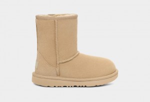 Ugg Classic Korta II Stövlar Barn Senapsgult | Sverige-31286