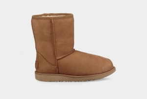 Ugg Classic Korta Weather Stövlar Barn Bruna | Sverige-90521