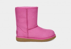 Ugg Classic Korta Weather Stövlar Barn Rosa | Sverige-13504