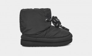 Ugg Classic Maxi Korta Stövlar Barn Svarta | Sverige-81374