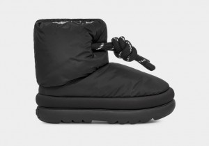 Ugg Classic Maxi Korta Stövlar Dam Svarta | Sverige-72468