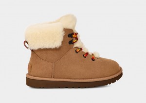 Ugg Classic Mini Alpine Spets Stövlar Dam Bruna | Sverige-35120