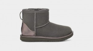 Ugg Classic Mini Shine Stövlar Barn Grå | Sverige-01439