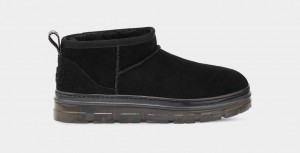 Ugg Classic Ultra Mini Clear Stövlar Dam Svarta | Sverige-85367