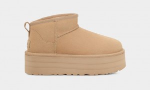 Ugg Classic Ultra Mini Platform Stövlar Dam Bruna | Sverige-81207