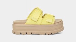 Ugg Clem Mocka Badtofflor Sandaler Dam Citron Ljusgröna | Sverige-39547