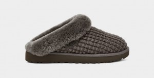 Ugg Cluggette Knit Tofflor Dam Grå | Sverige-31974