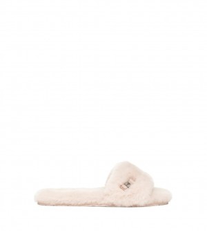 Ugg Fluff Badtofflor Tofflor Dam Beige | Sverige-49630