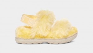 Ugg Fluff Sugar Sandaler Dam Gula | Sverige-59137