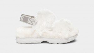 Ugg Fluff Sugar Sandaler Dam Vita | Sverige-94218