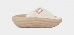 Ugg FoamO UGGPlush Badtofflor Sandaler Dam Senapsgult | Sverige-14790