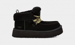 Ugg Funkarra Cabin Cuff Tofflor Dam Svarta | Sverige-41285