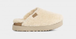 Ugg Fuzz Sugar Badtofflor Tofflor Dam Beige | Sverige-67201