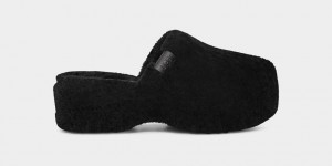 Ugg Fuzz Sugar Clog Tofflor Dam Svarta | Sverige-18543