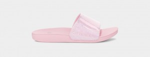 Ugg Glitter Badtofflor Tofflor Barn Lila Vita | Sverige-78320