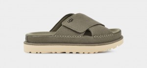 Ugg Goldenstar Cross Badtofflor Sandaler Dam Gröna | Sverige-91840