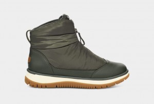 Ugg Lakesider Zip Ankle Stövlar Dam Olivgröna | Sverige-46280