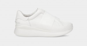 Ugg Libu Läder Sneakers Dam Vita | Sverige-54739