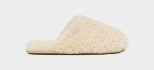 Ugg Maxi Curly Badtofflor Tofflor Dam Beige | Sverige-58726