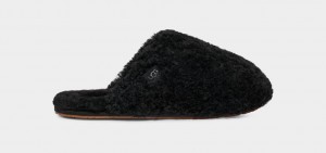 Ugg Maxi Curly Badtofflor Tofflor Dam Svarta | Sverige-51236