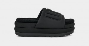 Ugg Maxi Tryck Badtofflor Sandaler Dam Svarta Svarta | Sverige-97624