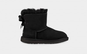 Ugg Mini Bailey Bow II Stövlar Barn Svarta | Sverige-67123