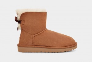 Ugg Mini Bailey Bow II Stövlar Dam Bruna | Sverige-96437