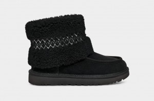 Ugg Mini UGG Braid Stövlar Dam Svarta | Sverige-25934