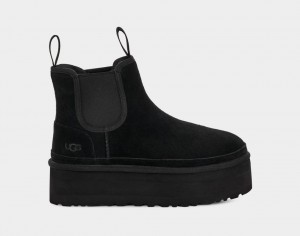 Ugg Neumel Platform Chelsea Stövlar Dam Svarta | Sverige-04759