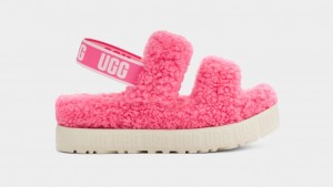 Ugg Oh Fluffita Badtofflor Tofflor Dam Rosa Rosa | Sverige-85479