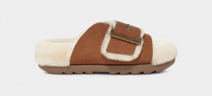 Ugg Outslide Spännen Badtofflor Tofflor Dam Bruna | Sverige-83769