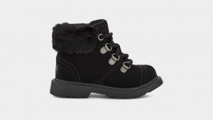 Ugg Toddler Azell Hiker Weather Stövlar Barn Svarta | Sverige-86793