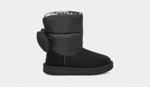 Ugg Toddler Bailey Bow Maxi Stövlar Barn Svarta | Sverige-47281