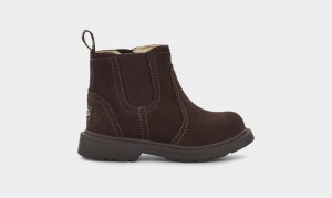 Ugg Toddler Bolden Stövlar Barn Mörkbruna | Sverige-19802