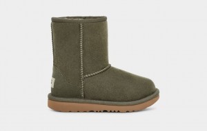 Ugg Toddler Classic Korta II Stövlar Barn Olivgröna | Sverige-70953