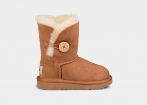 Ugg Toddler Korta Bailey Button II Stövlar Barn Bruna | Sverige-07184