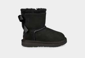 Ugg Toddler Mini Bailey Bow II Stövlar Barn Svarta | Sverige-98761