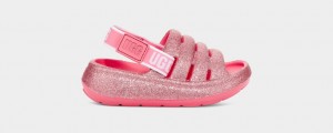 Ugg Toddler Sport Yeah Glitter Sandaler Barn Rosa | Sverige-83165