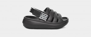 Ugg Toddler Sport Yeah Sandaler Barn Svarta | Sverige-26451