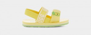 Ugg Toddler Zuma Slingback Pineapple Stuffie Sandaler Barn Gula | Sverige-89362